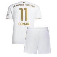 Dres Bayern Munich Kingsley Coman #11 Gostujuci za djecu 2022-23 Kratak Rukav (+ kratke hlače)
